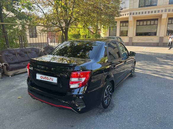 2022 Lada (ВАЗ) Granta Drive Active I Рестайлинг, чёрный, 1150000 рублей - вид 6