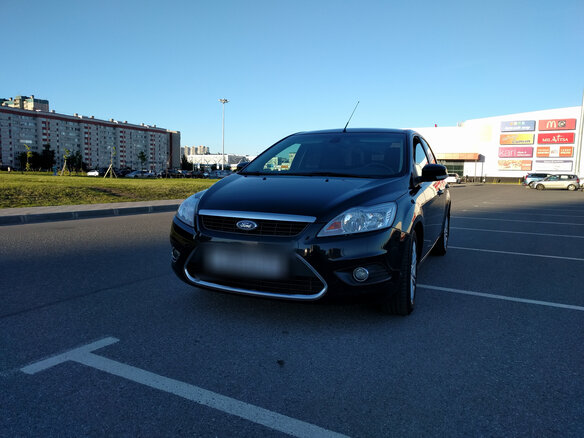 2009 Ford Focus II Рестайлинг, чёрный, 392000 рублей - вид 1