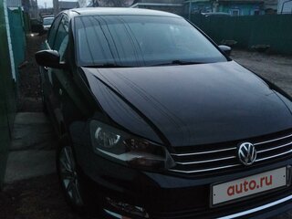 2018 Volkswagen Polo V Рестайлинг, чёрный, 1250000 рублей, вид 4