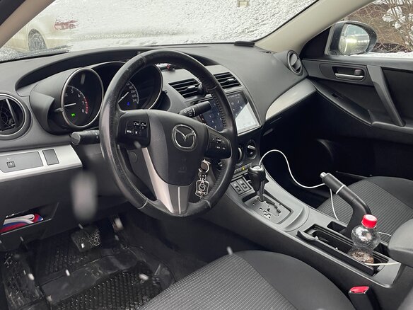 2012 Mazda 3 II (BL) Рестайлинг, серый, 1050000 рублей - вид 9