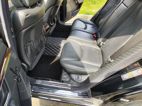2004 Mercedes-Benz S-Класс 350 Long IV (W220) Рестайлинг, чёрный, 1200000 рублей - вид 11