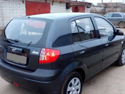 2011 Hyundai Getz I, чёрный - вид 4