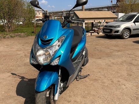 2015 Yamaha Majesty 155S, синий, 199999 рублей, вид 3