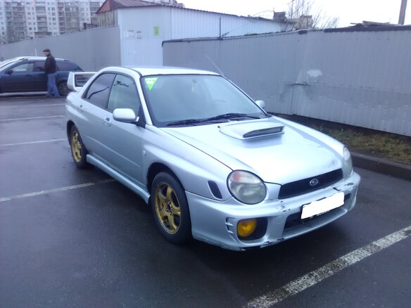 2001 Subaru Impreza WRX II, серебристый - вид 3