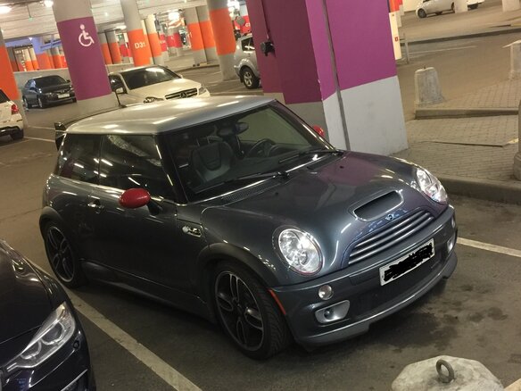 2006 Mini Hatch John Cooper Works GP I (R50), серый