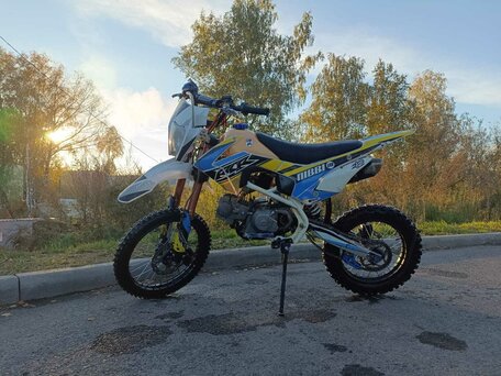 2022 Racer Pitbike 125/160, жёлтый, 80000 рублей, вид 1