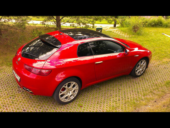 2008 Alfa Romeo Brera I, красный - вид 9