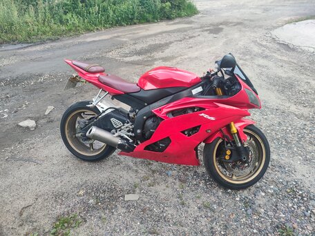 2008 Yamaha YZF-R6, красный, 496000 рублей, вид 1