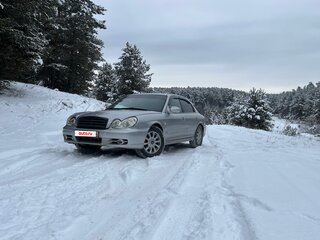 2007 Hyundai Sonata ТагАЗ IV (EF) Рестайлинг, серебристый, 415000 рублей, вид 1