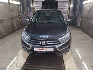 2018 Lada (ВАЗ) Granta I Рестайлинг, чёрный, 510000 рублей, вид 1