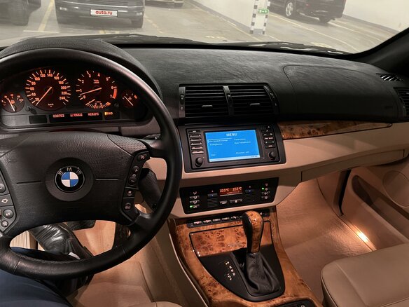 2004 BMW X5 4.4i I (E53) Рестайлинг, чёрный - вид 8