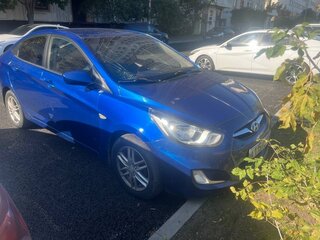 2011 Hyundai Solaris I, синий, 540000 рублей, вид 2