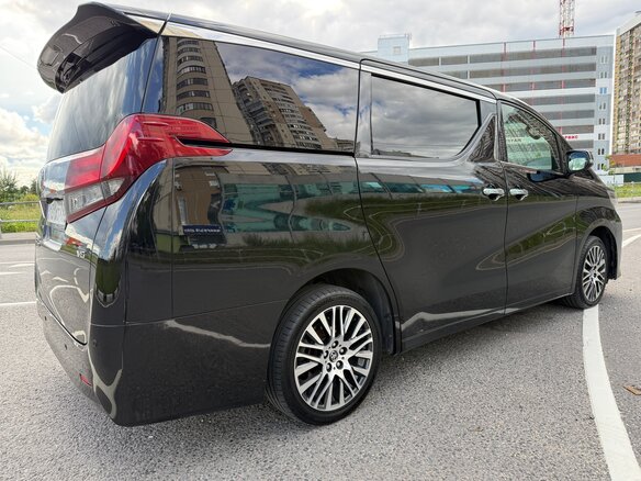 2017 Toyota Alphard III, чёрный - вид 1