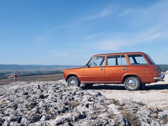 1977 Lada (ВАЗ) 2102, коричневый - вид 3