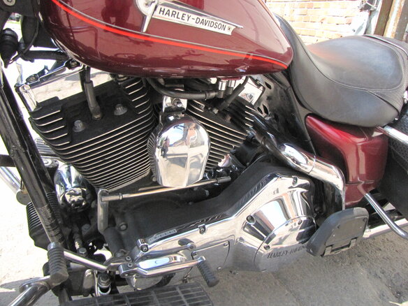 1999 Harley-Davidson Road King, красный - вид 1