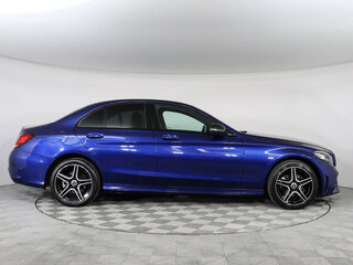 2020 Mercedes-Benz C-Класс 180 IV (W205) Рестайлинг, синий, 2484000 рублей, вид 4