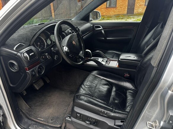 2004 Porsche Cayenne Turbo I (955), серый, 900000 рублей - вид 6