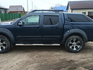 2008 Nissan Navara (Frontier) III (D40), синий, 1499000 рублей, вид 3