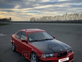 1991 BMW 3 серии 318i III (E36), красный, 370000 рублей, вид 2