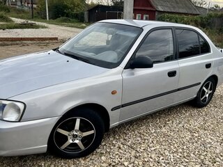 2009 Hyundai Accent ТагАЗ II, серый, 330000 рублей, вид 3