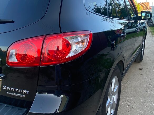 2008 Hyundai Santa Fe II, чёрный, 1450000 рублей - вид 8