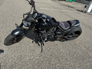 2008 Yamaha XV 1700 Warrior, чёрный, 1000000 рублей, вид 3