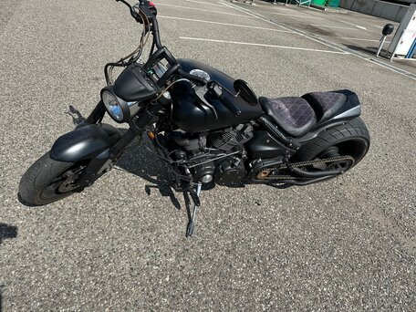 2008 Yamaha XV 1700 Warrior, чёрный, 1000000 рублей, вид 3