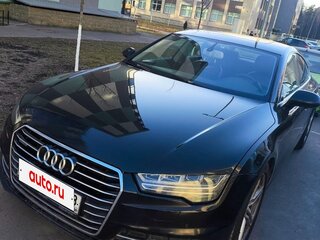 2016 Audi A7 I (4G) Рестайлинг, чёрный, 2100000 рублей, вид 3