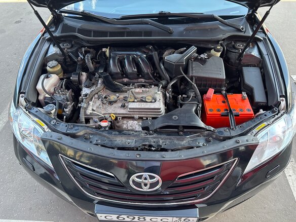 2008 Toyota Camry VI (XV40), чёрный, 1050000 рублей - вид 6