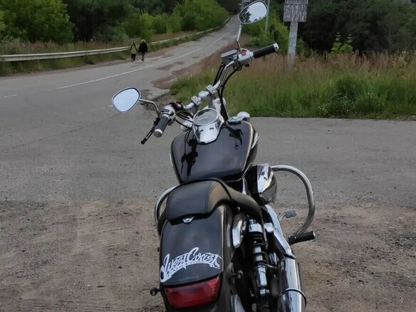 2008 Honda Shadow 750, чёрный, 515000 рублей - вид 6