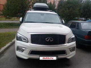 2015 Infiniti QX80 I Рестайлинг, белый, 2500000 рублей, вид 1