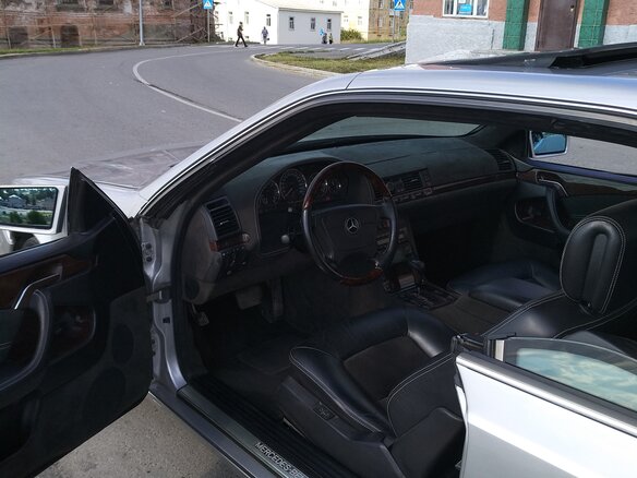 1998 Mercedes-Benz CL-Класс 600 I (C140), серебристый, 6000000 рублей - вид 6