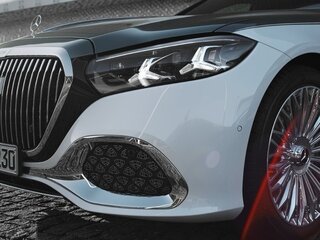 2026 Mercedes-Benz Maybach S-Класс 580 II (Z223) Рестайлинг, серебристый, 34300000 рублей, вид 3