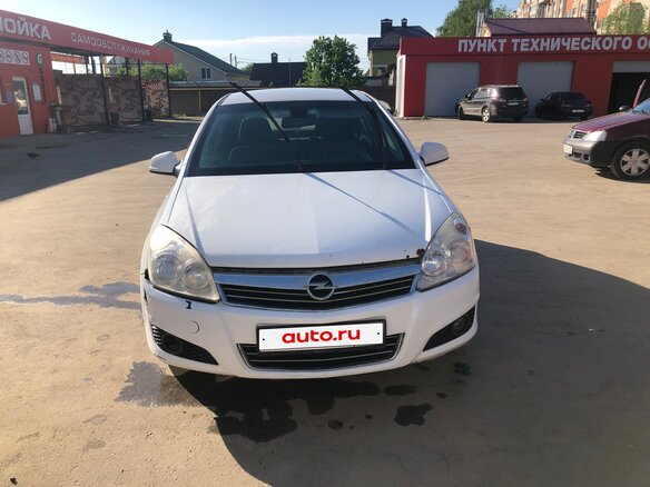 2011 Opel Astra H Рестайлинг, белый, 345000 рублей