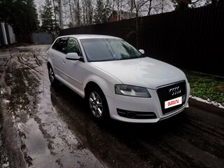 2011 Audi A3 II (8P) Рестайлинг 2, белый, 550000 рублей, вид 1