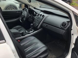 2010 Mazda CX-7 I Рестайлинг, белый, 550000 рублей, вид 4