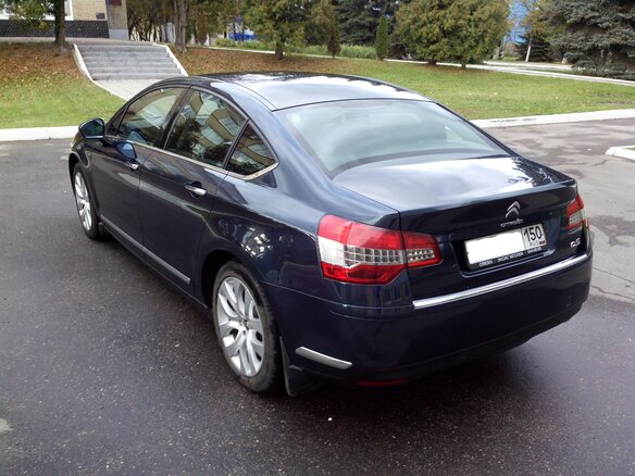 2012 Citroen C5 II, синий - вид 7