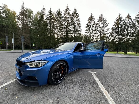 2017 BMW 3 серии 340i xDrive VI (F3x) Рестайлинг, синий, 3800000 рублей - вид 10
