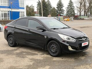 2013 Hyundai Solaris I, чёрный, 750000 рублей, вид 1