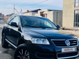 2006 Volkswagen Touareg I Рестайлинг, чёрный, 1200000 рублей, вид 4