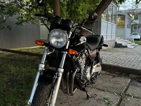 2009 Honda CB 400 Super Four, чёрный, 425000 рублей, вид 1