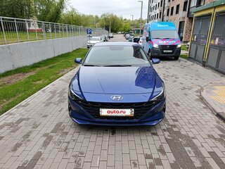 2021 Hyundai Elantra VII (CN7), синий, 2370000 рублей, вид 2