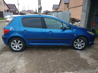 2006 Peugeot 307 I Рестайлинг, синий, 250000 рублей, вид 2
