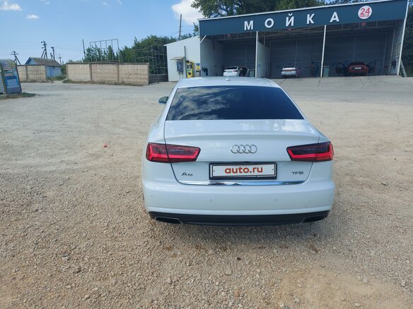2015 Audi A6 IV (C7) Рестайлинг, белый, 1850000 рублей - вид 2
