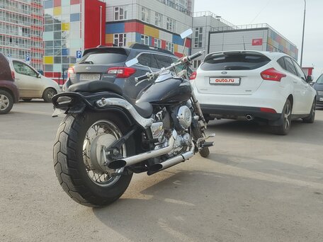 1996 Yamaha XVS400 Drag Star, чёрный, 495000 рублей, вид 3