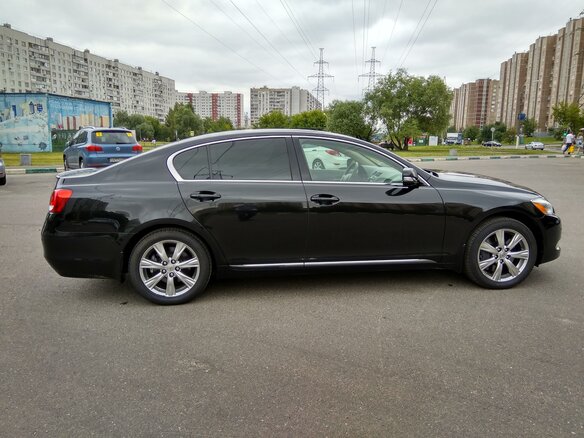 2010 Lexus GS 350 III Рестайлинг, чёрный - вид 1