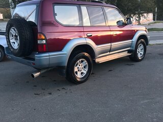 1996 Toyota Land Cruiser Prado 90 Series, красный, 1595000 рублей, вид 2