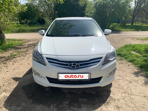 2016 Hyundai Solaris I Рестайлинг, белый, 1080000 рублей - вид 4