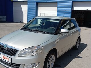 2012 Skoda Fabia II Рестайлинг, золотистый, 740000 рублей, вид 1
