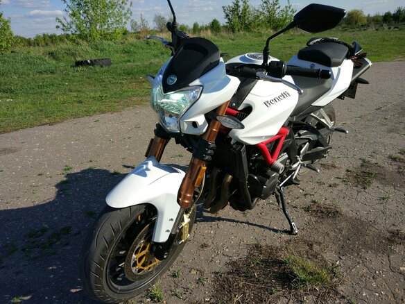 2013 Stels 600 Benelli, белый - вид 4
